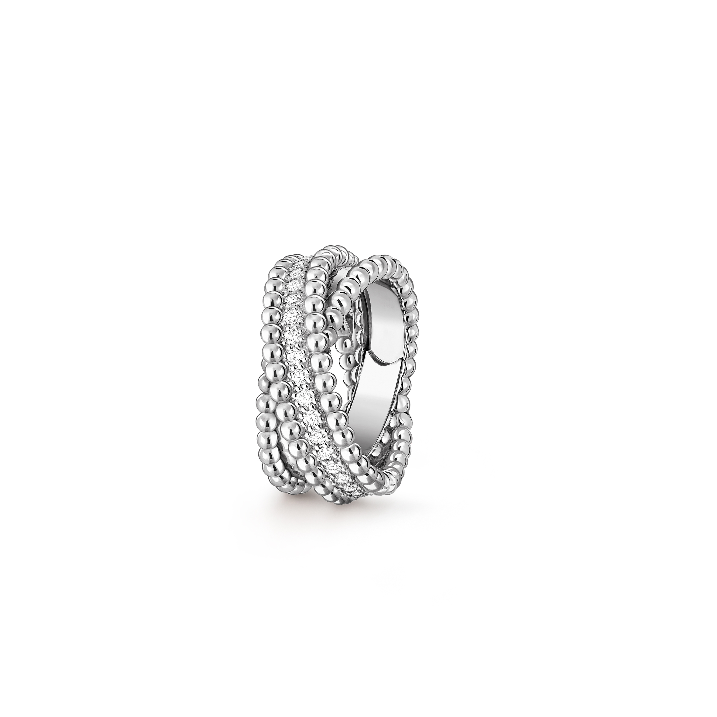 VAN CLEEF ARPELS PERLÉE DIAMONDS DUO RING VCARP9XQ00